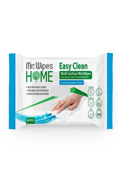 Farmasi Mr. Wipes Easy Clean Yüzey Temizleme Mendili Okyanus Esintisi Kokulu 40 PCS ürün görseli 1