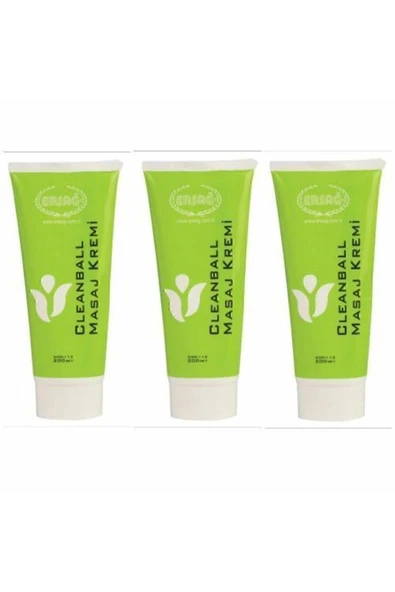 Ersağ Cleanball Masaj Kremi 3×200 ml Yeni Tarihli ürün görseli 1
