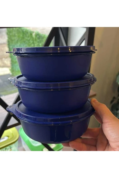 Tupperware S&S Kap Gece Mavisi - Resim 2