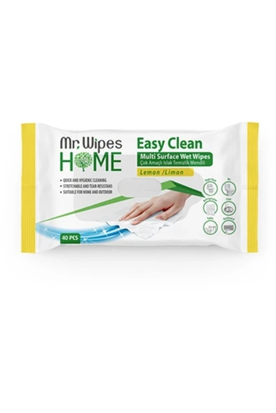 Farmasi 2 Adet Mr.wipes Easy Clean Temizleme Mendili Limon Kokulu 40 Adet ürün görseli 1