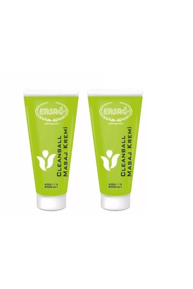 Ersağ Clean Ball Masaj Kremi Ağrı İçin 2 X 200 ml ürün görseli 1