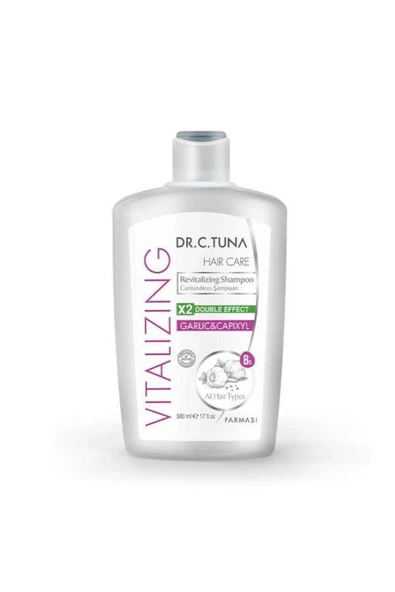 Farmasi Dr.C.Tuna vitalizing Sarımsaklı Dökülen Saçlar İçin Canlandırıcı Şampuan 500ml ürün görseli 1