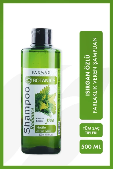 Farmasi Botanics Isırgan Özlü Parlaklık Veren Şampuan 500 ml ürün görseli 1