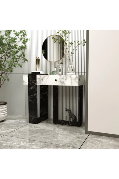 klubeconcept %100 MDF Mermer Desen Modern Dresuar ürün görseli 1