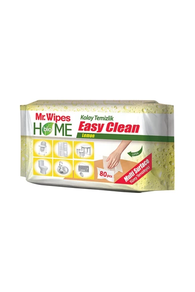 Farmasi Mr. Wipes Çok Amaçlı Yüzey Temizleme Mendili Limon 80 Yaprak 8690131105112 ürün görseli 1
