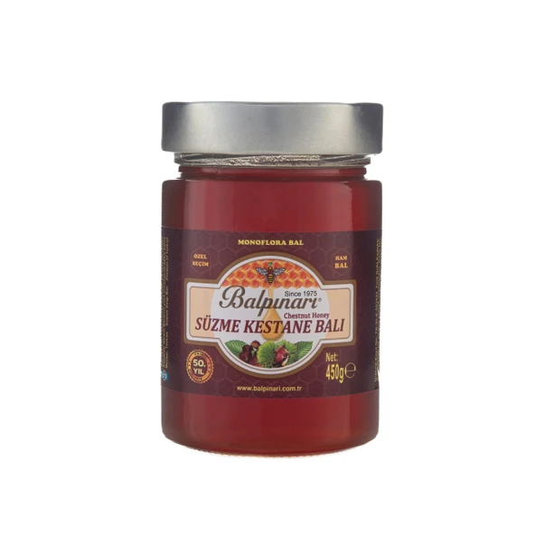 Balpınarı Özel Seçim Ham Süzme Kestane Balı 450 gr ürün görseli 1