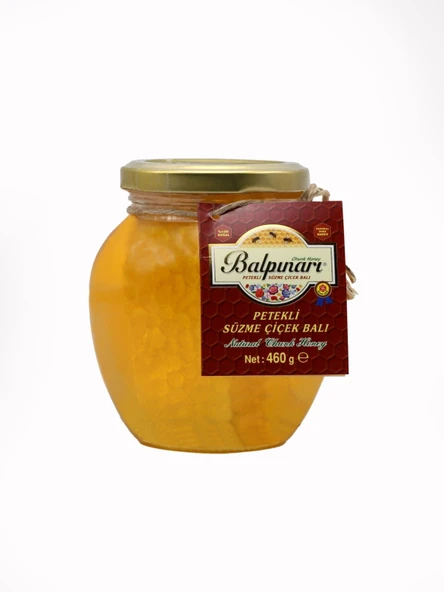 Balpınarı Petekli Süzme Çiçek Balı - - 460 gr ürün görseli 1