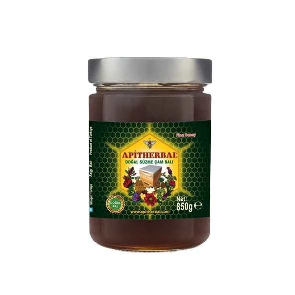 Apitherbal Doğal Süzme Çam Balı 850 g ürün görseli 1