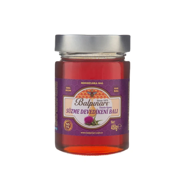 Balpınarı Özel Seçim Süzme Devedikeni Ham Balı 450 g ürün görseli 1
