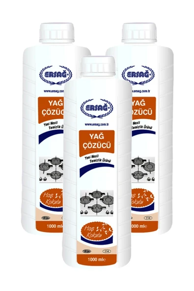 Ersağ Yağ Çözücü 1000 ml x 3 Adet ürün görseli 1