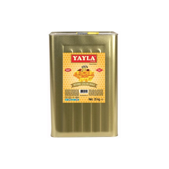 Yayla Süzme Çiçek Balı 25 Kg (Teneke) ürün görseli 1