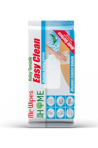 Farmasi Mr. Wipes Çok Amaçlı Yüzey Temizleme Mendili - Okyanus Ferahlığı 40 Yaprak 8690131110352 ürün görseli 1