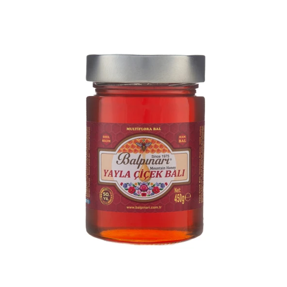 Balpınarı Özel Seçim Süzme Yayla Çiçek Ham Balı 450 g ürün görseli 1