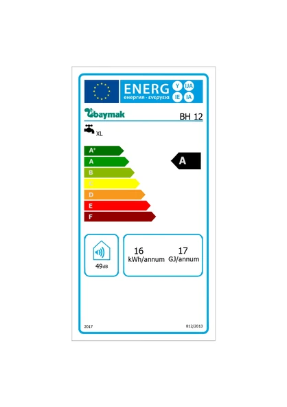 Baymak BH 12 LN 12 lt Hermetik Şofben (Baca Seti Dahil) - Resim 5