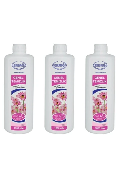 Ersağ Genel Temizlik 1000 ml 3'lü Paket ürün görseli 1