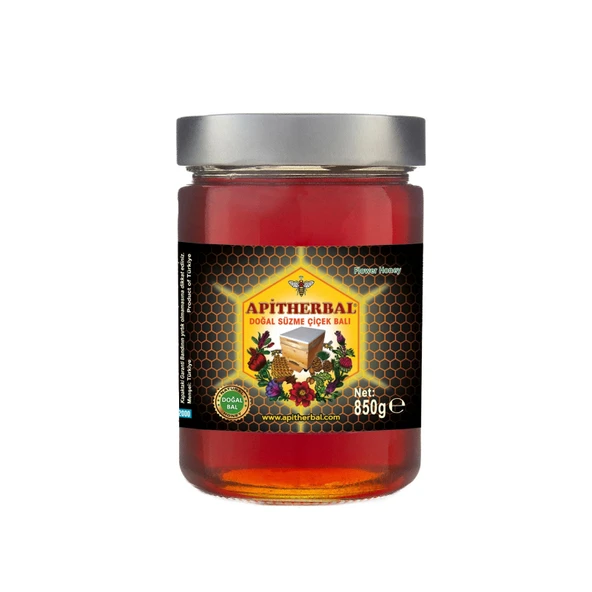 Apitherbal Doğal Süzme Çiçek Balı 850 g ürün görseli 1