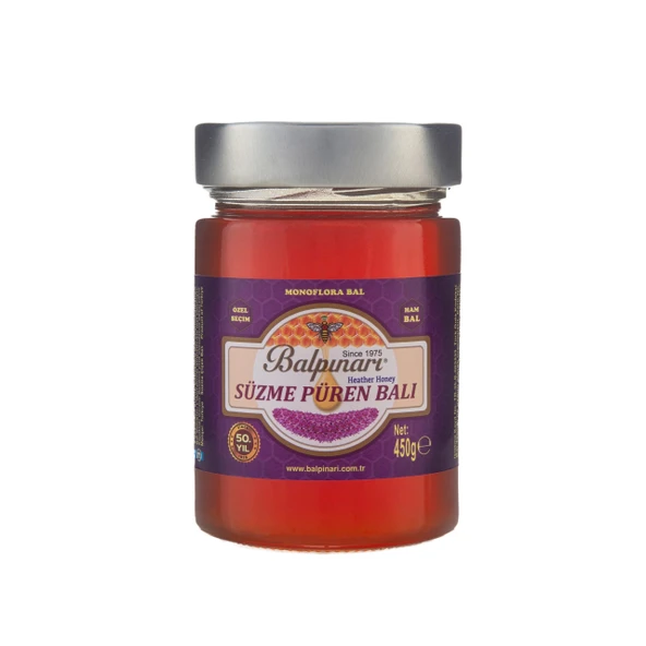 Balpınarı Özel Seçim Süzme Püren Ham Balı 450 g ürün görseli 1