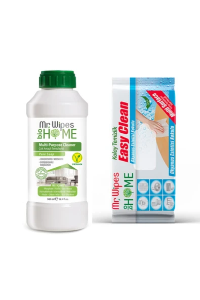 Farmasi Mr Wıpes Konsantre Çok Amaç Wıpes Easy Clean Temizleme Mendili Set ürün görseli 1