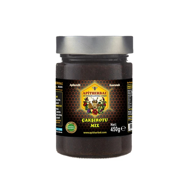 Apitherbal Çakşır Otu (Apilarnilli Guaranalı) Mix 450 g ürün görseli 1