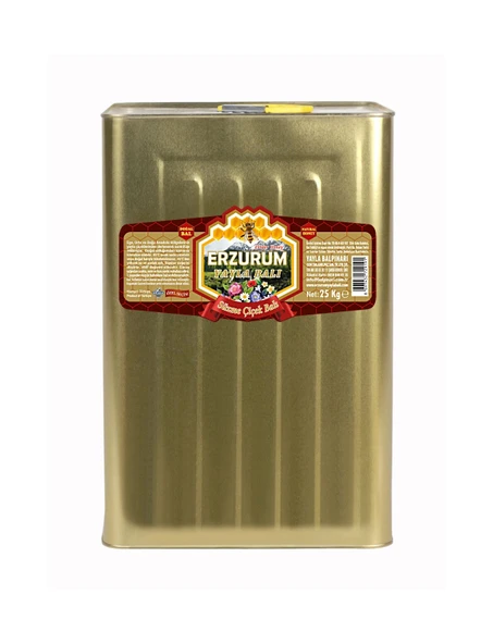 Erzurum Yayla Süzme Çiçek Balı 25 Kg (Teneke) ürün görseli 1