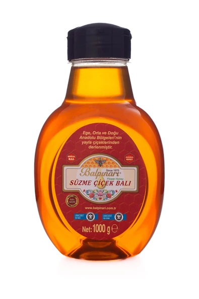 Balpınarı Süzme Çiçek Balı 1 Kg (Pet Matara/Teneke) ürün görseli 1
