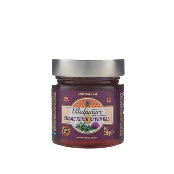 Balpınarı Özel Seçim Süzme Kekik Keven Ham Balı 250 g ürün görseli 1