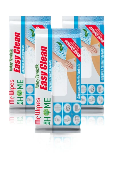 Farmasi Mr Wipes Çok Amaçlı Yüzey Temizleme Mendili Okyanus Ferahlığı 40 Yaprak 3lü Set ürün görseli 1