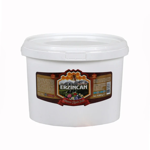 Erzincan Süzme Çiçek Balı 5 kg (Kova) ürün görseli 1