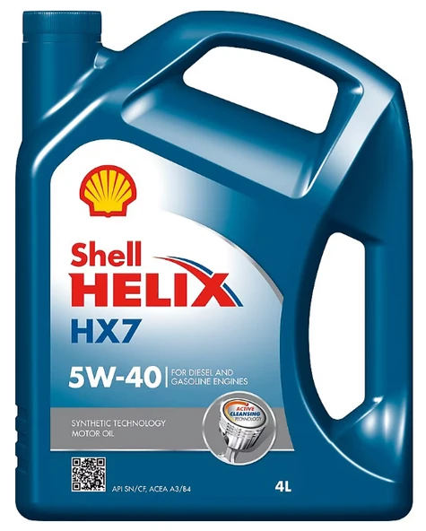 Shell Helix HX7 5W-40 4 lt Motor Yağı ürün görseli 1