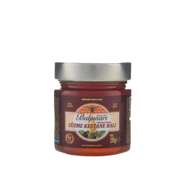 Balpınarı Özel Seçim Süzme Kestane Ham Balı 250 g ürün görseli 1