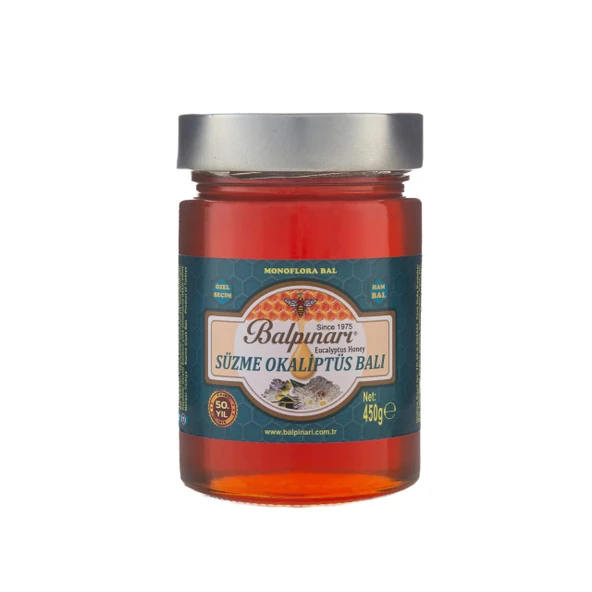 Balpınarı Özel Seçim Süzme Okaliptüs Ham Balı 450 g ürün görseli 1