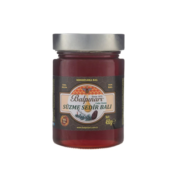 Balpınarı Özel Seçim Süzme Sedir Ham Balı 450 g ürün görseli 1