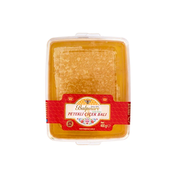 Balpınarı Kesme Petekli Çiçek Balı 400 gr ürün görseli 1