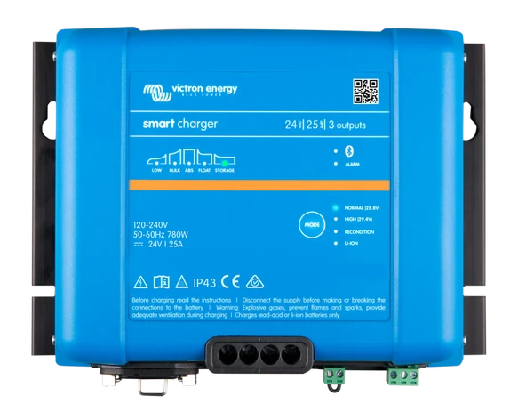 Victron Akü Şarj Cihazı Smart IP43 24V 25A  Battery Charger (3 çıkış) (PSC242553095) ürün görseli 1