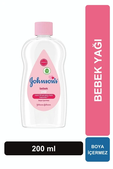 Johnson's Bebek Yağı 200 ml ürün görseli 1
