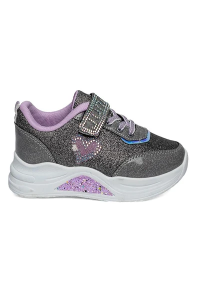 Bluefeet Prj Platin Simli Kız Çocuk Sneaker Spor Ayakkabı ürün görseli 1