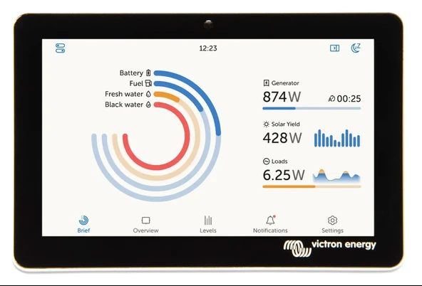Victron Energy GX Touch 50 Akü İzleme Monitörü ürün görseli 1