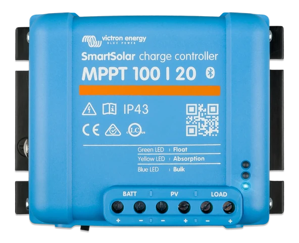 Victron Solar Şarj Kontrol Cihazı SmartSolar MPPT 100/20 Charge Controller (SCC110020160R) ürün görseli 1