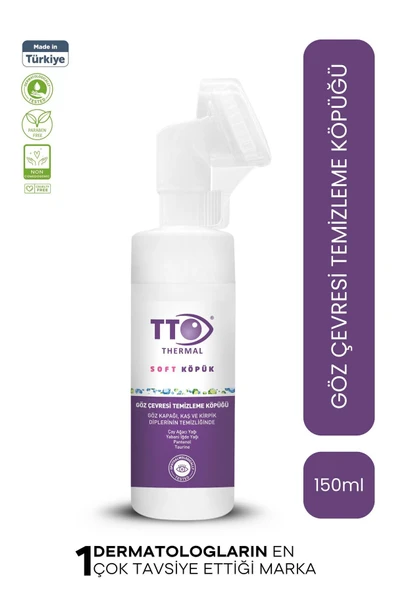 TTO Soft Göz Çevresi Temizleme Köpüğü Aplikatörlü 150 ml Nazik Hijyenik Temizlik ürün görseli 1