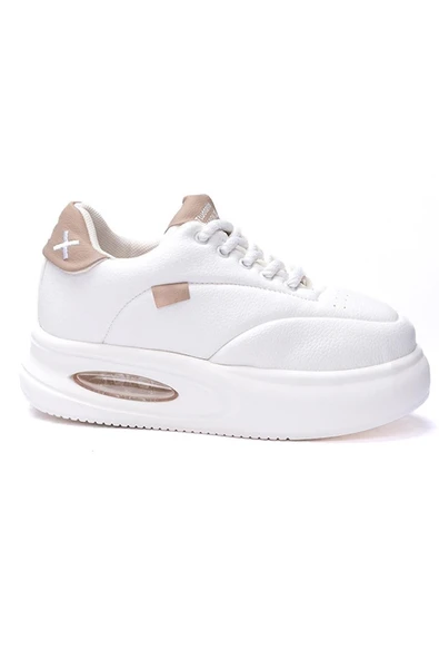 Bluefeet Dvm Ekru Nut Günlük Kadın Sneaker Spor Ayakkabı ürün görseli 1