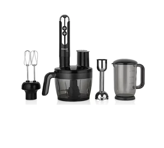 Korkmaz A457-06 Mia Multi Siyah Krom 1300 W Blender Seti ürün görseli 1