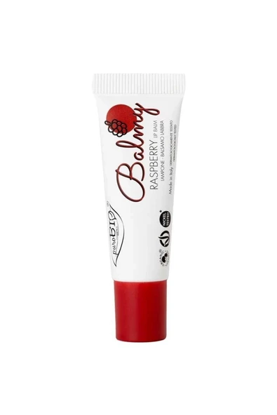 purobıocosmetics PuroBio Cosmetics Organik Raspberry Lip Balm 10 ml ürün görseli 1