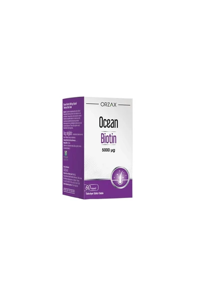 Orzax Ocean Biotin 60 Kapsül ürün görseli 1