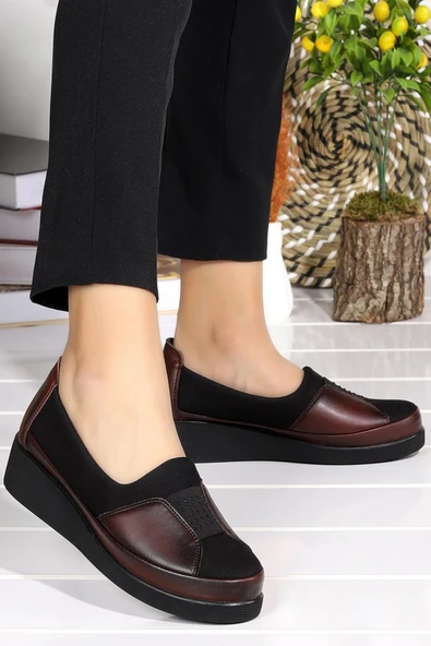 Bluefeet Bordo Günlük Rahat Taban Anne Ayakkabı HS00320 ürün görseli 1
