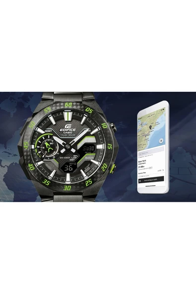CASIO ECB-2200RC-1A9DF Kol Saati - Resim 2