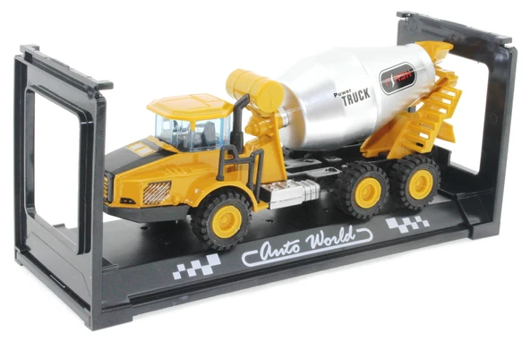 Die Cast Mini İnşaat Aracı Mikser - Resim 4