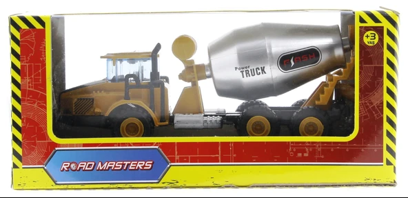Die Cast Mini İnşaat Aracı Mikser - Resim 2