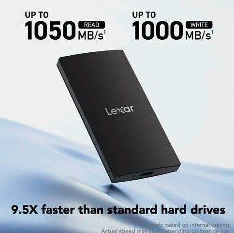Lexar 1TB SL300 USB 3.2 Gen 2 Portable SSD - Resim 4