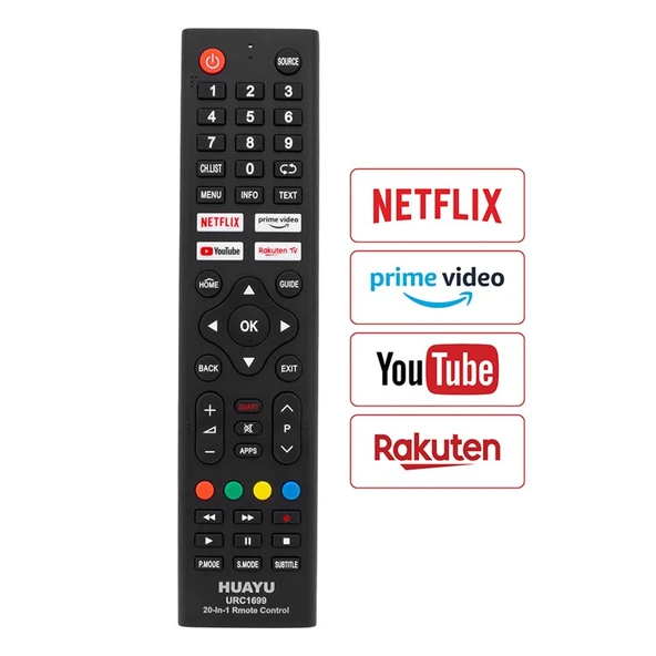 Huayu Urc1699 Lcd-Led Tv Kumanda 20 Marka 20281 ürün görseli 1