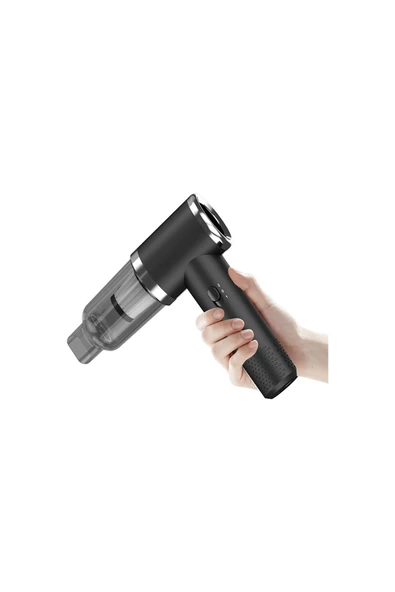Raca Tech Vacuum Siyah Şarjlı 2 Kademeli El Araç Süpürgesi ürün görseli 1